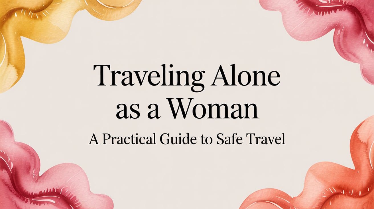 Traveling Alone as a Woman: A Practical Guide to Safe Travel