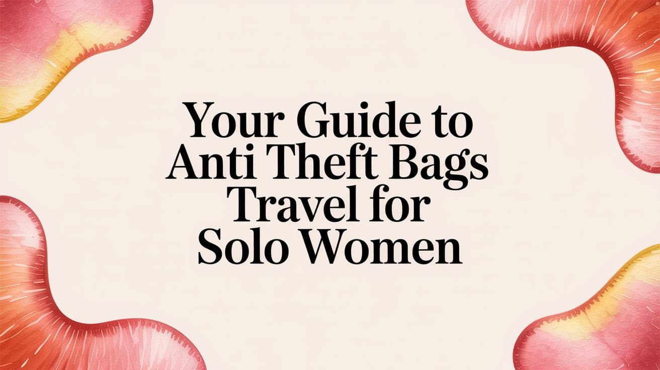 Your Guide to Anti Theft Bags Travel for Solo Women