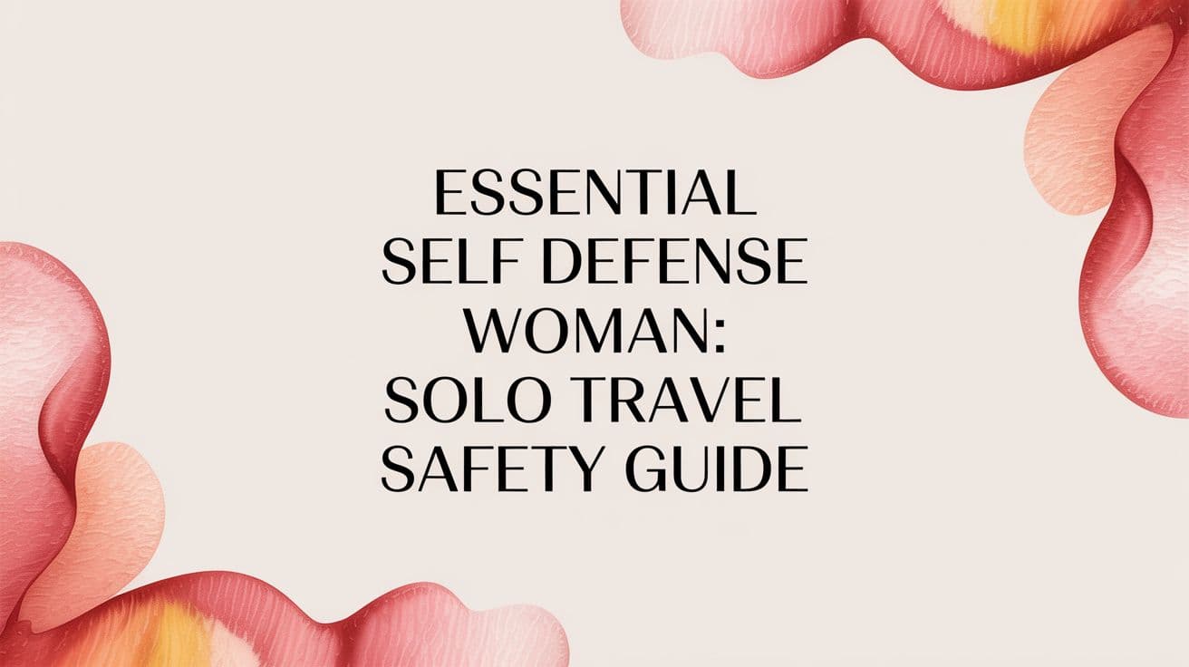 Essential self defense woman: Solo travel safety guide