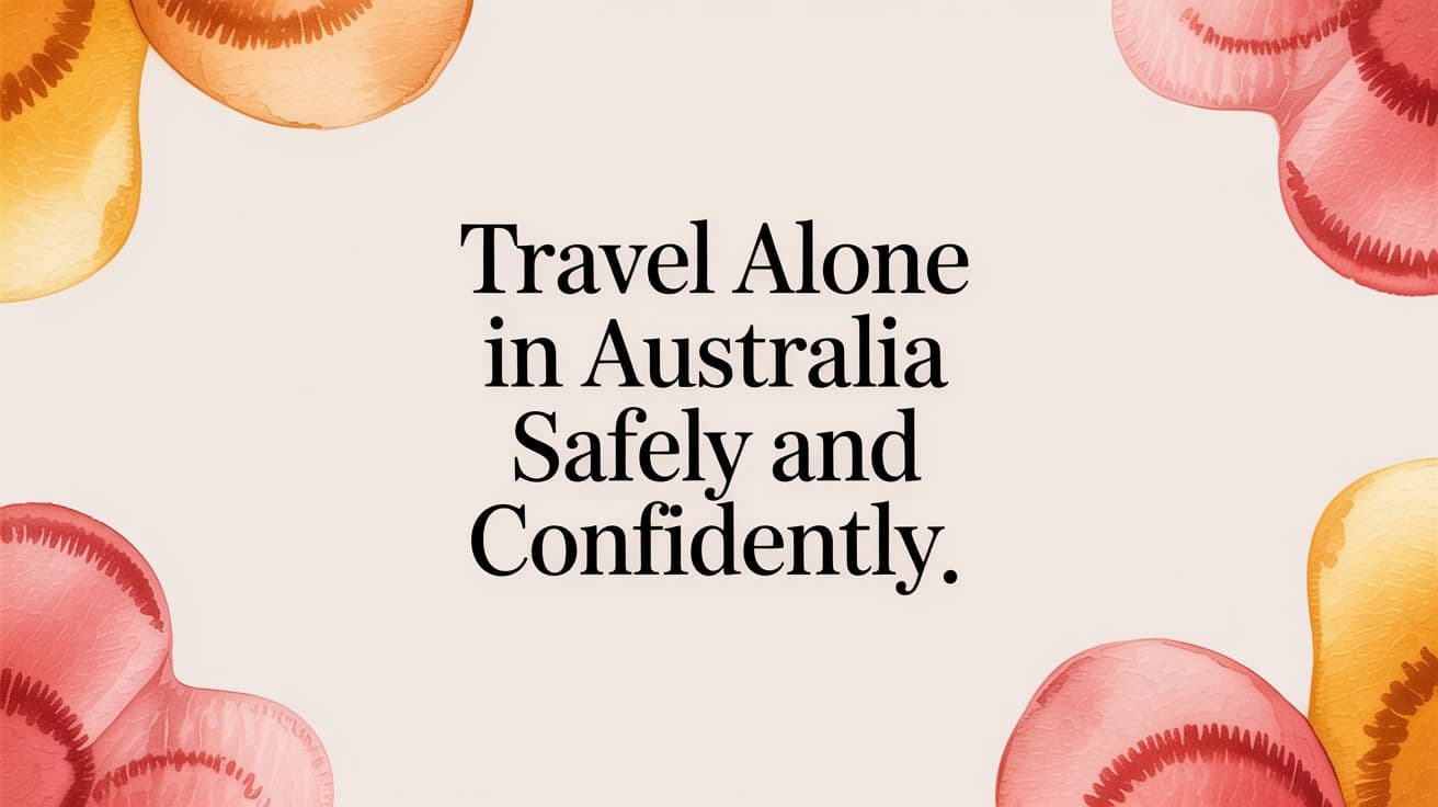Travel Alone in Australia Safely and Confidently